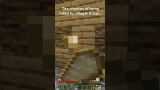 Minecraft, But Villager Stalks You... #shorts