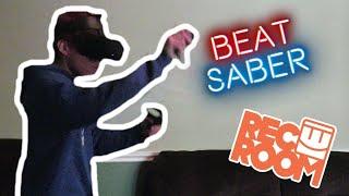 Trying VR On The Oculus Rift S! (Beat Saber, Rec Room)