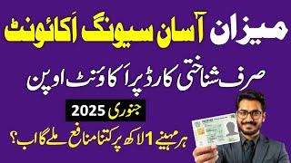 Meezan Bank Asaan Savings Account Latest Profit Rates 2025 ll Profit On 1 Lakh Investment?