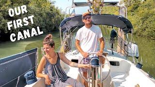 WEED PROBLEMS and BROKEN LOCKS in our First Canal | SAILING WAYZGOOSE WARRIOR Ep. 30