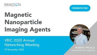 VBIC 2020 Annual Meeting Presentation, Bob Proulx on magnetic nanoparticle imaging agents