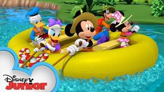 Mickey and Friends Go Rafting | Mickey Mornings | Mickey Mouse Mixed-Up Adventures | @disneyjr