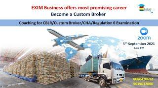 Career as Custom Broker Webinar