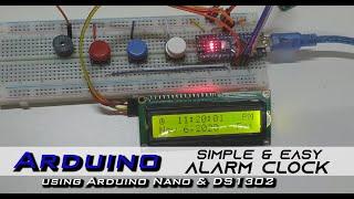 Simple & Easy Arduino Alarm Clock with DS1302