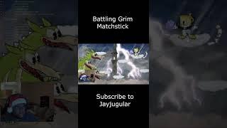 Battling Grim Matchstick on Cuphead  #cuphead #gaming #fyp #subscribe #nintendo