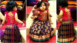 1to 2 year baby pavadai sattai cutting & stitching method tamil/easy way/step by step