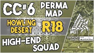 CC#6 Permanent Map - Howling Desert Risk 18 | High End Squad |【Arknights】