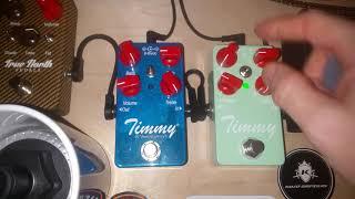 Paul Cochrane Timmy overdrive pedal v2 vs. v3 comparison  (part 1)