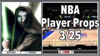 Monday's Best NBA Player Prop Picks Today [03/25/24] | The Splash Zone