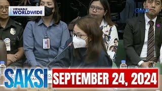 Saksi Express: Sept. 24, 2024 [HD]