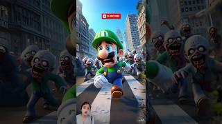  Evolution of Luigi : Run Away ️ Super Mario #mario #supermario #mariobros #gaming #luigi