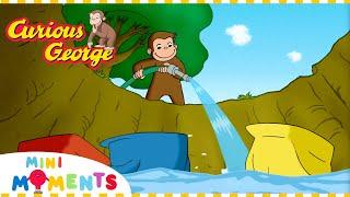 George Builds a Pond! | Curious George | 1 Hour Compilation | Mini Moments