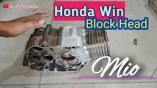 Honda Win Block Head Yamaha Mio #automotive #homemade @lasdiralfreedom