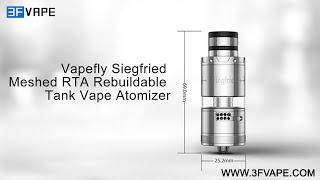 Vapefly Siegfried Meshed RTA Rebuildable Tank Vape Atomizer