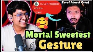 Mortal Sweetest Gesture For Zeref | Zeref Got Emotional️ #mortal #zeref #soul