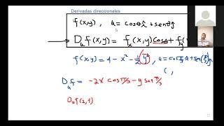 DERIVADAS DIRECCIONALES Y GRADIENTE