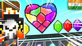 Minecraft , But I have GIANT Infinity Heart ️