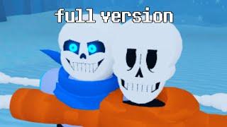 [ROBLOX] Underswap sans fight {Full version}