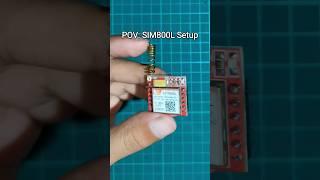 SIM800L GSM Module Setup #electronics #sim800l #arduino #electronicsprojects #diyprojects