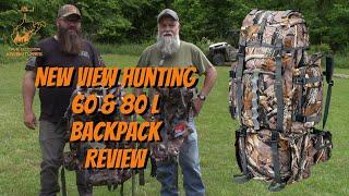 New View Hunting 60L and 80L Hunting Backpacks - Initial Review