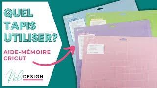 Quel tapis Cricut utiliser pour la découpe de matériaux? Aide-mémoire et Guide pour vous aider!