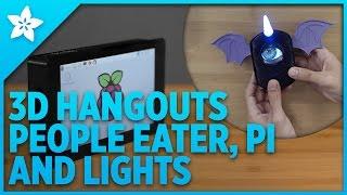 3D Hangouts - People Eater, Pi and Lights
