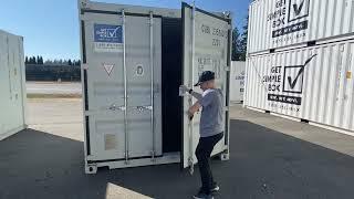 20-Foot New Shipping Container with Easy-Open Door | Get Simple Box