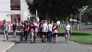 Марш мира и независимости в Светлогорске 30.08.2020г.