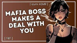 ASMR: "is that a deal?" mafia boss makes a deal with you [f4f]