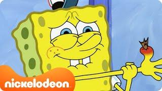 SpongeBob | SpongeBob si ferisce con una scheggia  | Nickelodeon Italia
