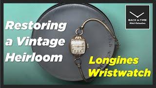 Ep2: Restoring a Vintage Longines Ladies Wristwatch | 5LN Movement Repair & History