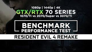 GTX 1070 vs 1070 Ti vs RTX 2070 vs 2070 Super vs 3070 vs 3070 Ti | Resident Evil 4 2023 Remake