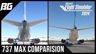 MSFS 2024 B737 MAX vs iFly MAX 8