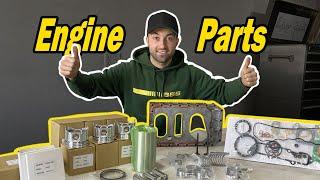 Yanmar 3TNV82A Diesel Engine Rebuild Kit Unboxing