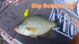 How To SLIB BOBBER Rig For CRAPPIE! (SIMPLE And EASY!!)