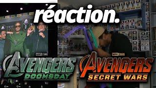 RÉACTION aux ANNONCES de MARVEL STUDIOS ! (AVENGERS DOOMSDAY et SECRET WARS)