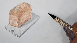 How to draw BreadКак нарисовать Хлеб