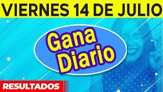 Resultado de Gana Diario del Viernes 14 de Julio del 2023