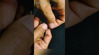 How to tie fishing hook to line