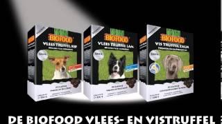 THE original meat and fish truffle for dogs -- from BIOFOOD