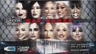 WWE Survivor Series War Games 2024: Women's War Games Official Match Card