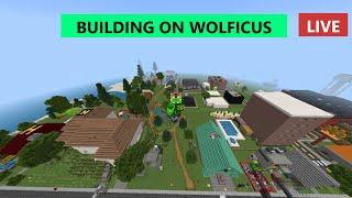 WolfKing25 LIVE - Building My Minecraft City - Wolficus