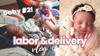 Labor & Delivery Vlog | Induced @ 39 Weeks + No Epidural Hypnobirth - Baby #2!