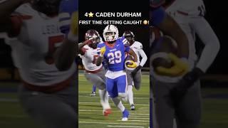 DUNCANVILLE 4⭐️ CADEN DURHAM GOT CAUGHT FOR THE FIRST TIME ! #txhsfb #football #duncanville #texas