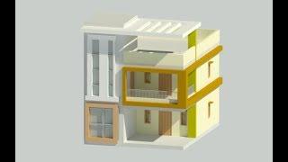 Revit Architecture Tutorial |  Revit 2020  | Modern House |  Revit Rrchitecture Modern House Design