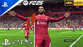 (PS5) EA FC 25 - Liverpool vs Manchester United | ULTRA Realistic Graphics Gameplay [4K 60FPS HDR]