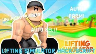 Lifting Simulator Hack/Script [Auto Farm, Auto Sell, Unlimited Muscle, Walkspeed]