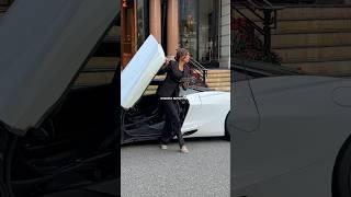 LADY BOSS DRIVES HER MCLAREN #monaco #luxurylifestyle #millionaire