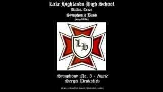 Lake Highlands High School - Prokofiev Sym No 5 - finale