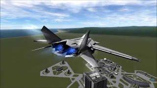 F 22 Raptor Speedbuild KSP (1.0.5.1.3)  FULL HD